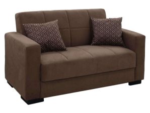 Καναπές – Κρεβάτι Διθέσιος Vox 213-000004 148x77x80cm Mocha