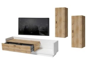 Σύνθεση Talina (Σετ 3Τμχ) Talina_36_ec 270x175x48cm Oak-White