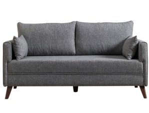 Καναπές – Κρεβάτι Τριθέσιος Bella 825BLC1501 208x81x85cm Grey