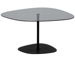 Τραπέζι Σαλονιού Soho 552NOS2379 85x67x40cm Dark Grey-Black
