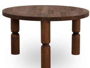 Τραπέζι Σαλονιού Ida 552NOS2390 70x70x40cm Walnut