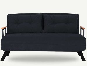 Καναπές – Κρεβάτι Διθέσιος Sando 859FTN2706 133x78x78cm Black