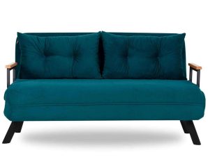 Καναπές – Κρεβάτι Διθέσιος Sando 859FTN1276 133x78x78cm Petrol Green