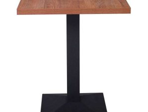 Τραπέζι Marco ΕΜ854 60x60x74cm Walnut-Black
