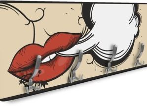 Κόκκινα χείλη, Κόμικ, Κρεμάστρες & Καλόγεροι, 138 x 45 εκ.