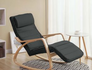 Πολυθρόνα Relax Κουνιστή (55x115x91) Songmics LYY10G